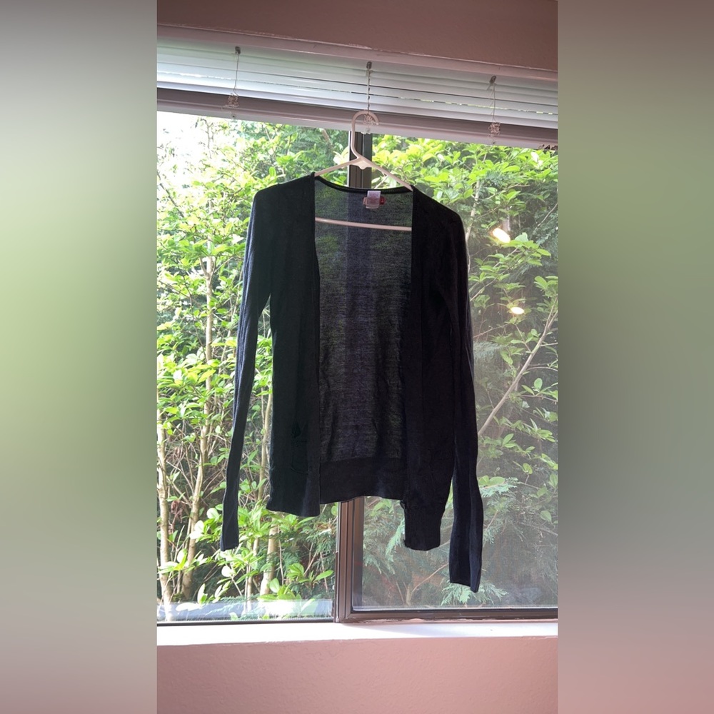 SO Black Coverup Jacket for Layering